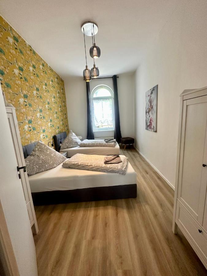 Apartment Zum Gelben Kolibri Inkl. Parkplatz Erfurt Exterior foto